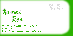 noemi rex business card